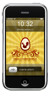 Small Farm Design iPhone Wallpaper